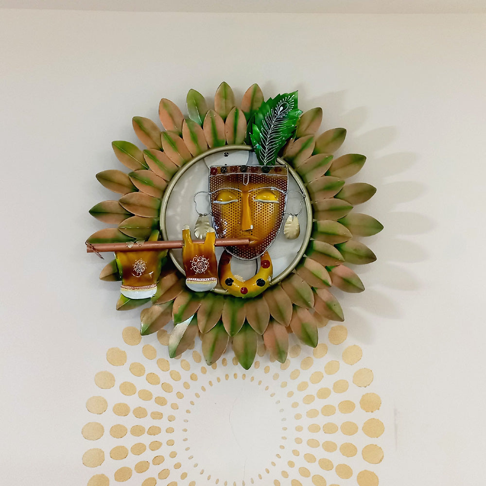 Wall Art Krishna Frame with LED light - kkgiftstore