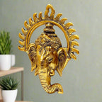 An auspicious Ganesha wall decor piece, perfect for home and office according to Vastu, and a great gift.