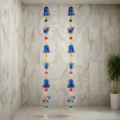 A pair of papermache torans, the best option for Diwali, Christmas, and birthday decoration.