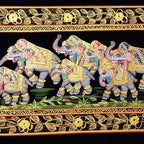 Top view pure silk lustrous texture enhancing traditional contemporary decor elegance