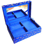  A beautiful Indian zardosi art box, a perfect item for a bridal trousseau.