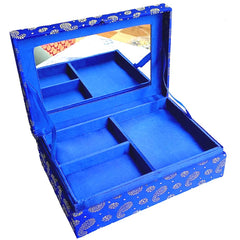  A beautiful Indian zardosi art box, a perfect item for a bridal trousseau.