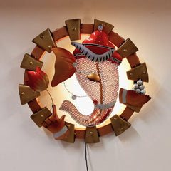 Wall Decor Ganesh Frame with LED Light - kkgiftstore