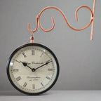 A beautiful metal station clock, a great gift for a wedding or anniversary.