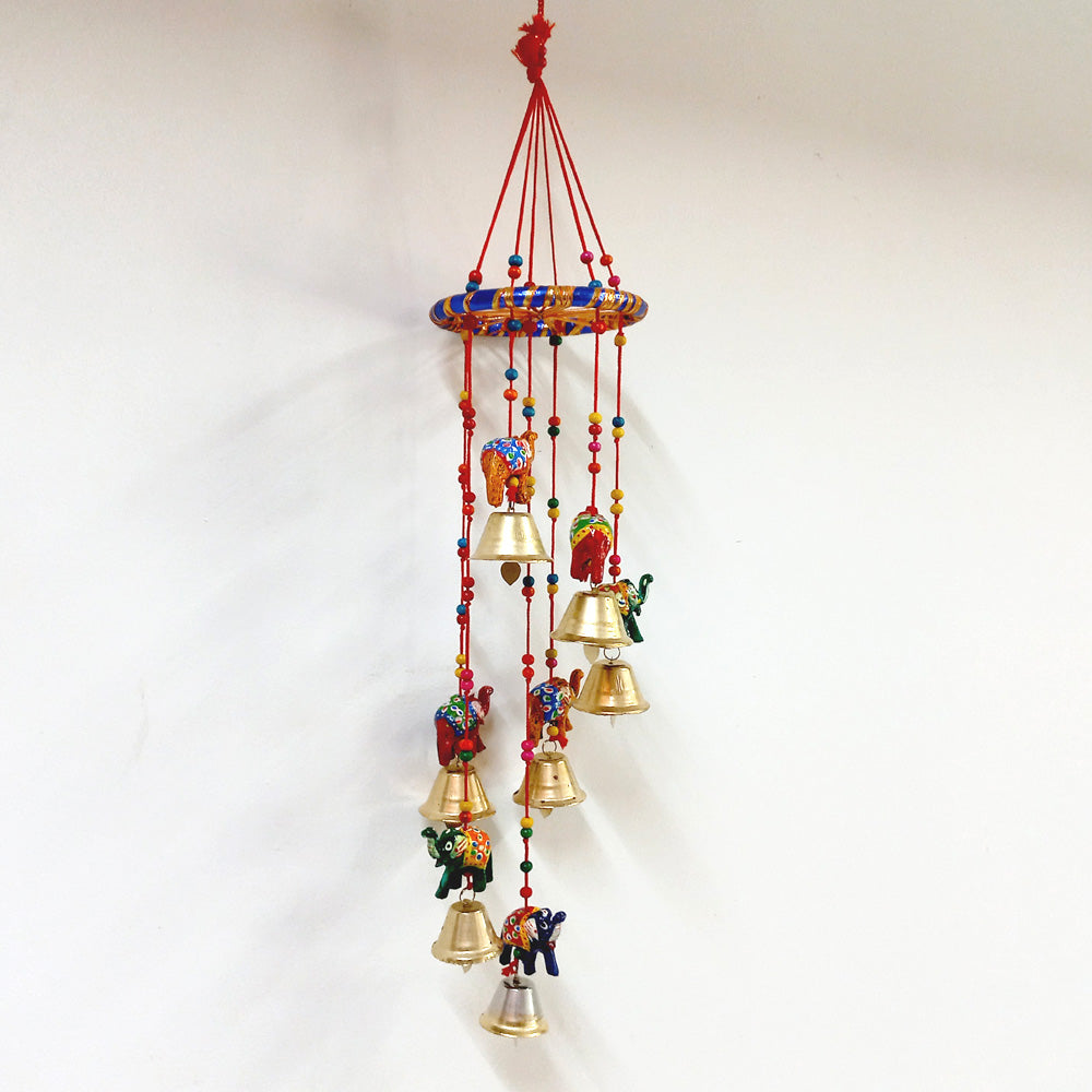 A papermache elephant door hanging, a great gift for any occasion.