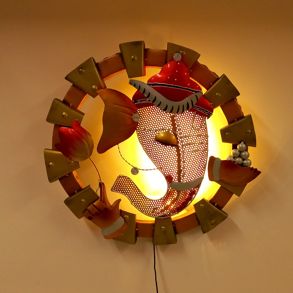 Wall Decor Ganesh Frame with LED Light - kkgiftstore