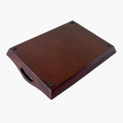 Wooden handmade antique tray for home and office use.