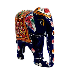 An 8cm tall wooden elephant figurine, a great gifting idea.