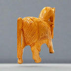 Decorative wooden horse idol perfect for home decoration and gifting purposes