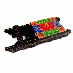 Customizable wooden mobile holder with option to brand company name, ideal for corporate gifts